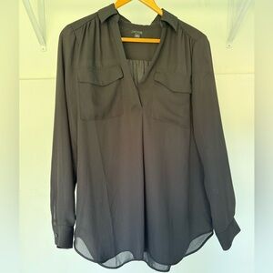 Ann Taylor Black Blouse